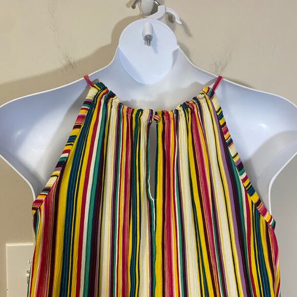 Jessica Simpson Two Piece Set Archer Skort and Halter Top in Torrid Stripe Sz L - Picture 7 of 14